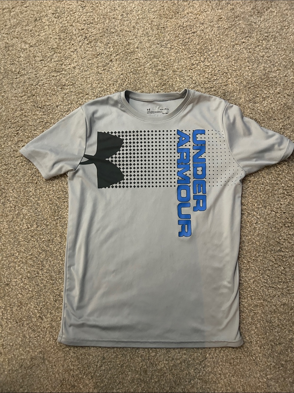 Under Armour Boy’s Gray Performance Logo Tee